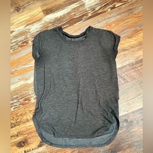 Small loose gray workout top